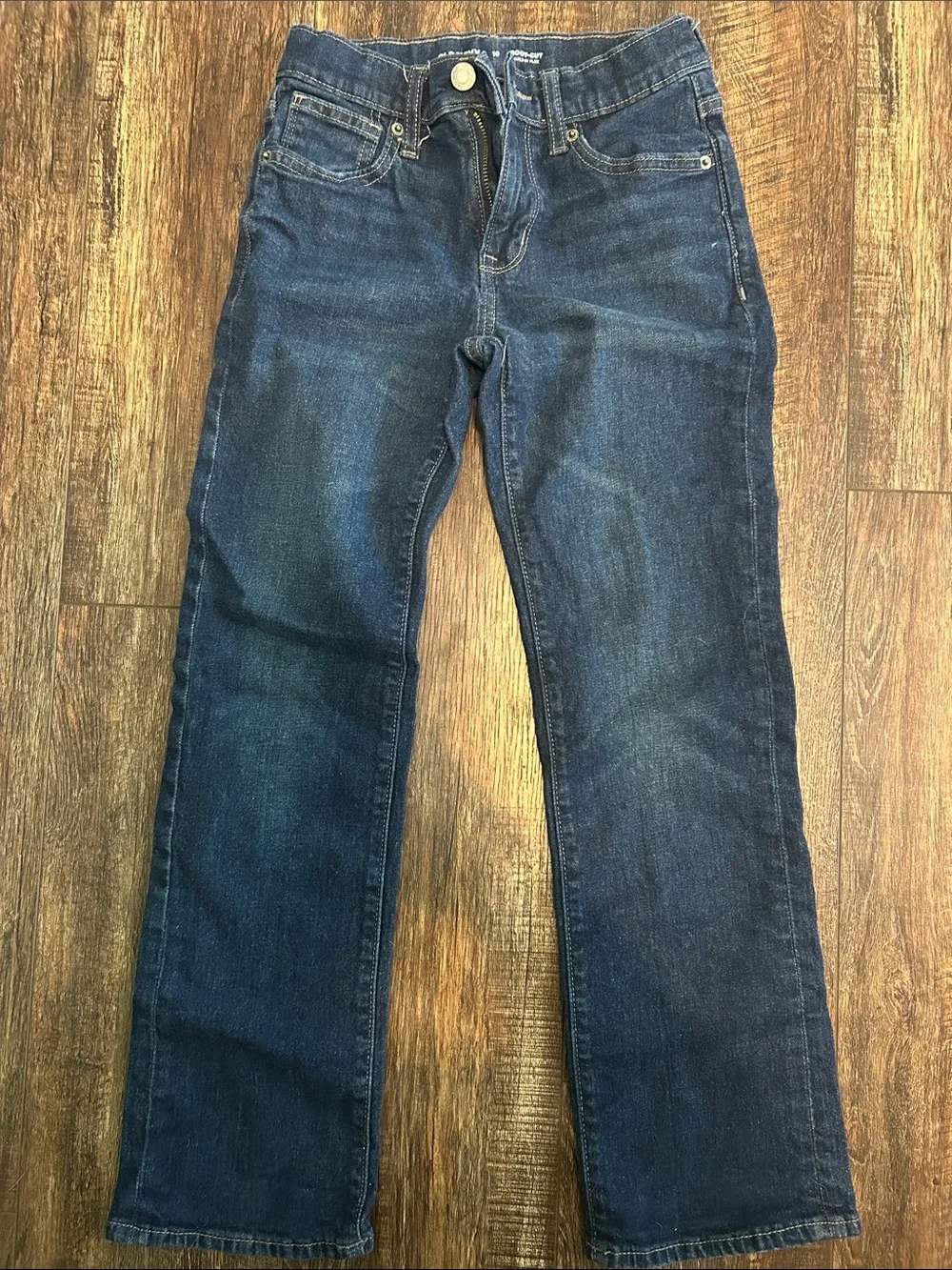 Old Navy Kids Dark Blue Straight-Leg Jeans